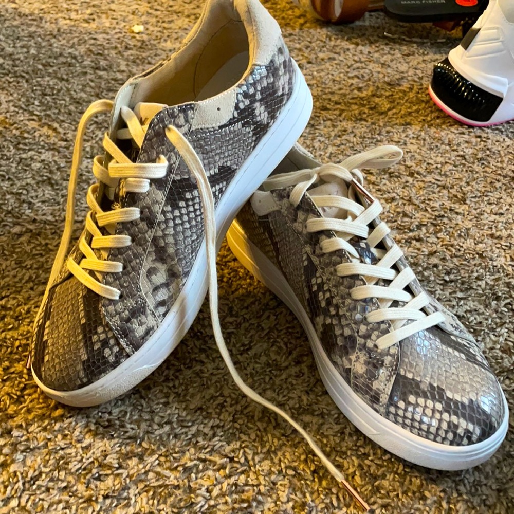 Michael Kors snakeskin sneakers
